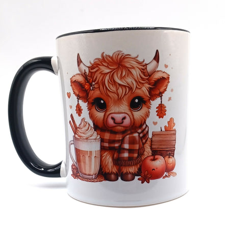 Fall Baby Cow Mug