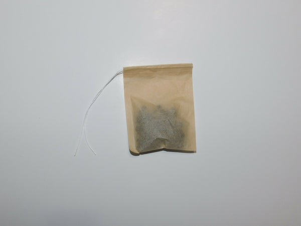 white tea bag