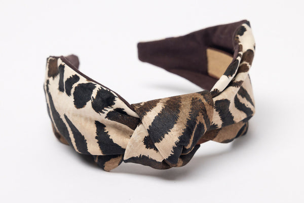 Animal Print Knot Headband