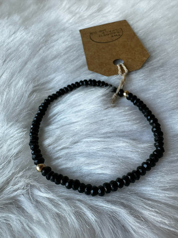 Faceted Onyx Bracelet