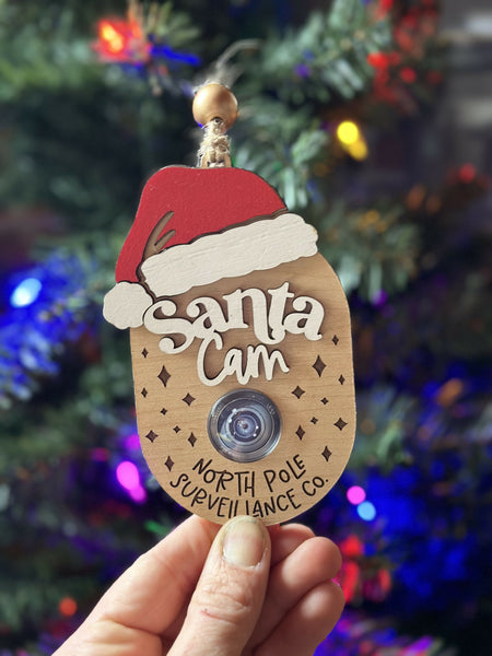 Santa Cam Ornament