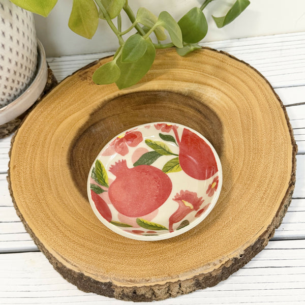 Pomegranate patterned ring dish