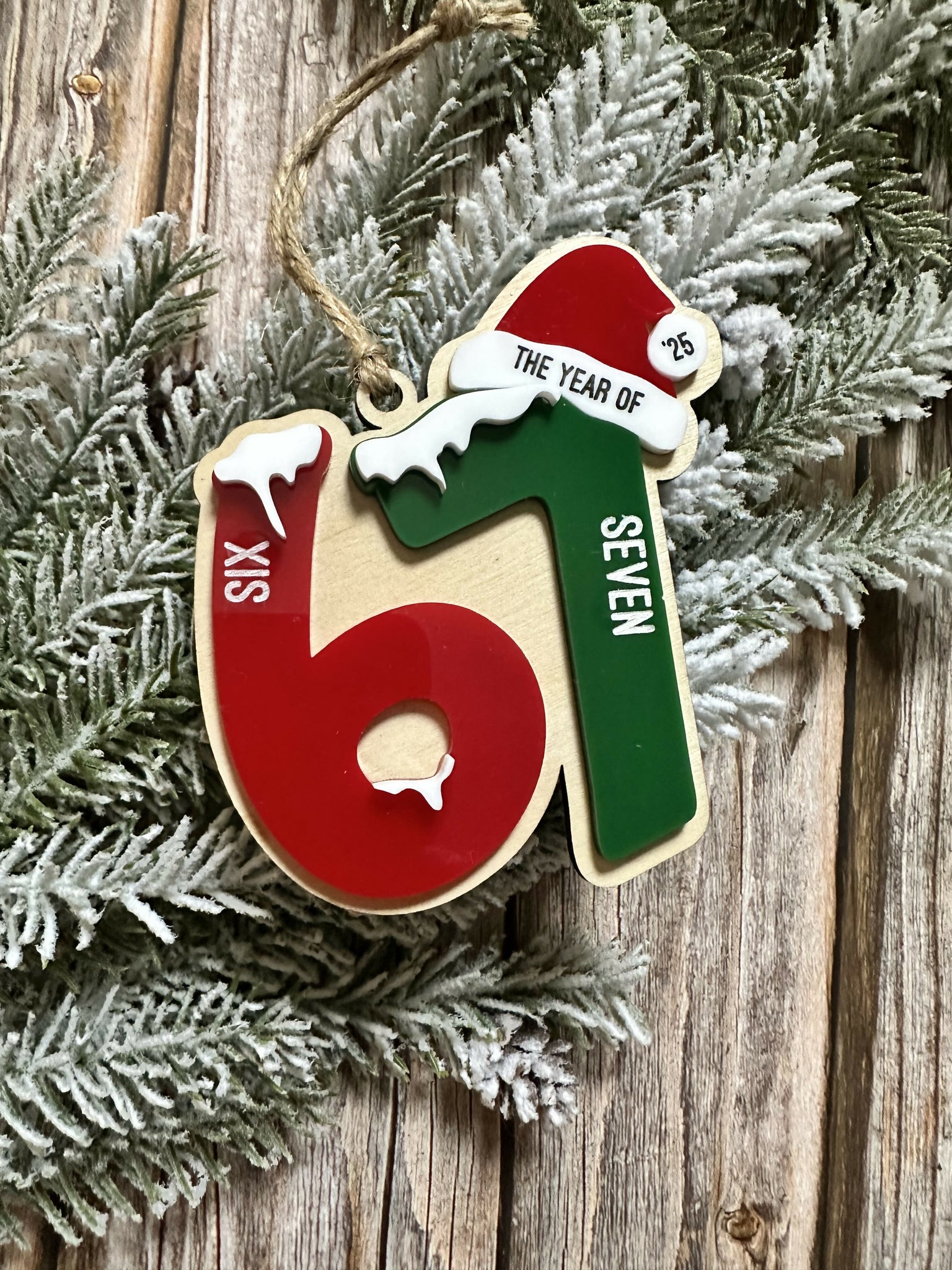 "Six-Seven" Meme Ornament