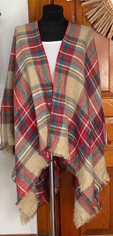 Plaid Kimono