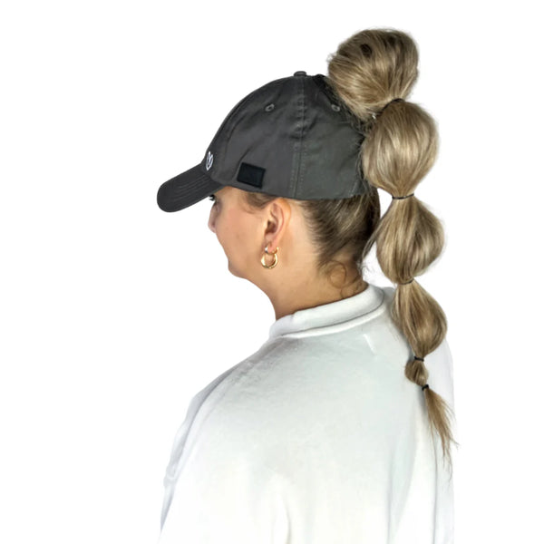 Ponytail Hats Satin-Lined