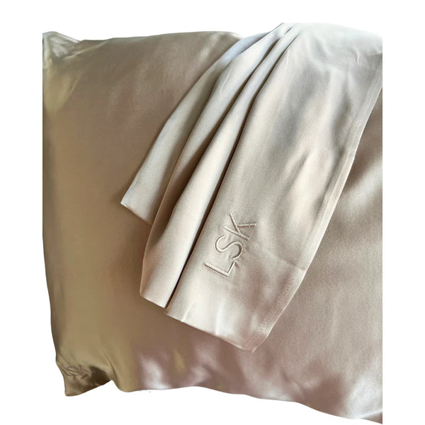 LSK 100% Mulberry Silk 600 Thread Count Pillowcases