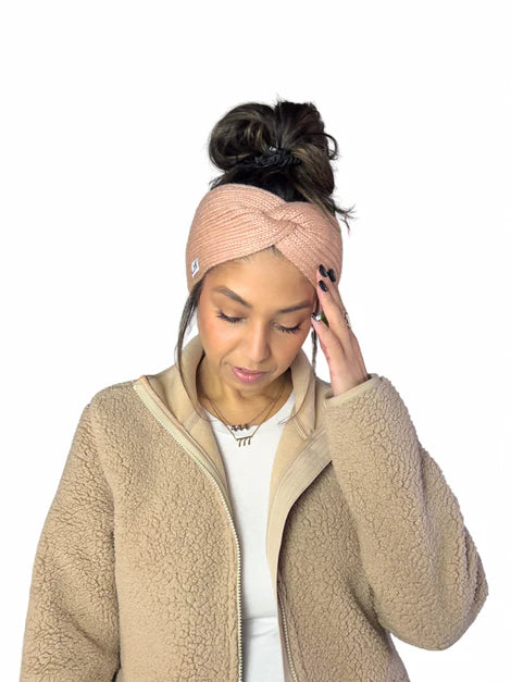 Faux Fur Knit Winter Headband