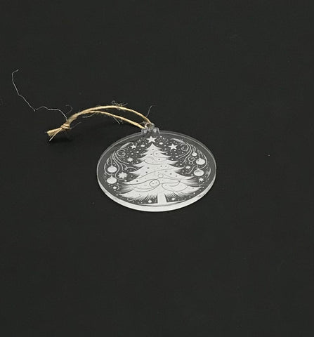 Acrylic Christmas Tree Ornament