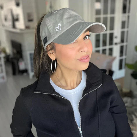 Ponytail Hats Satin-Lined