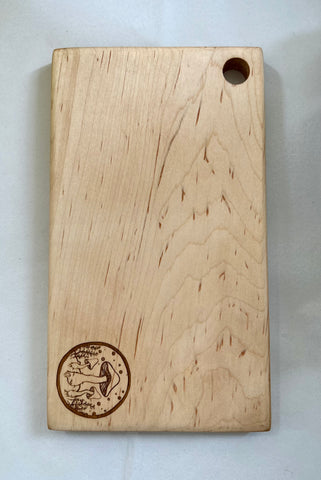 Large Maple Mushroom Engraved Serving Board