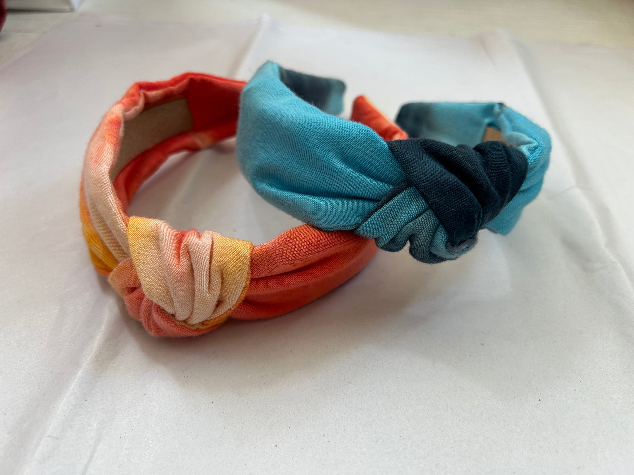 Knotted Tie Dye Headbands
