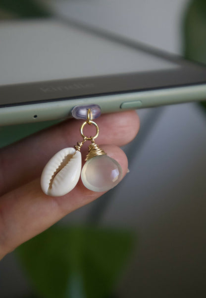 Mini Conch Shell & Ammonite Kindle Charm