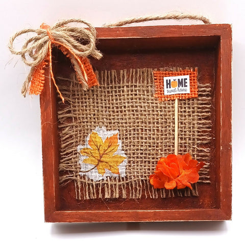 Wooden sign