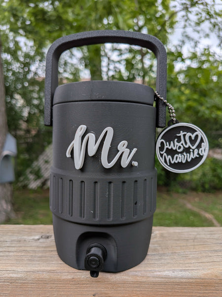 Mr. Koozie + Just Married Tab Opener