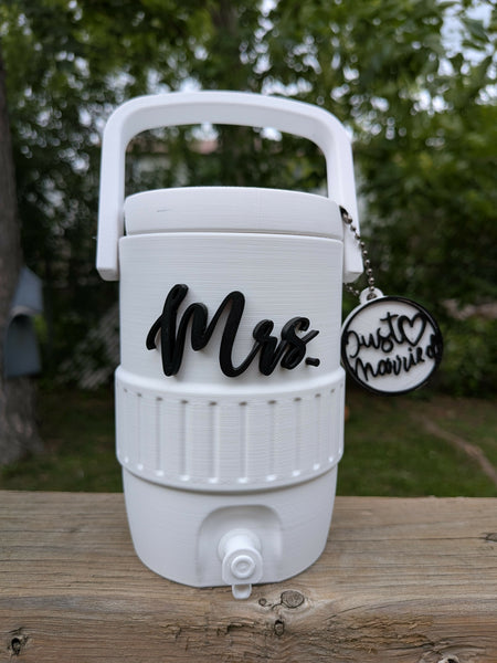 Mrs. Koozie + Just Married Tab Opener