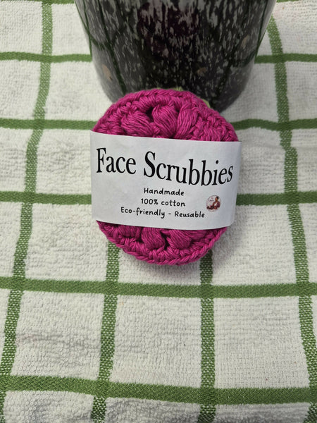 Reusable Cotton Face Scrubbie Pack of 3