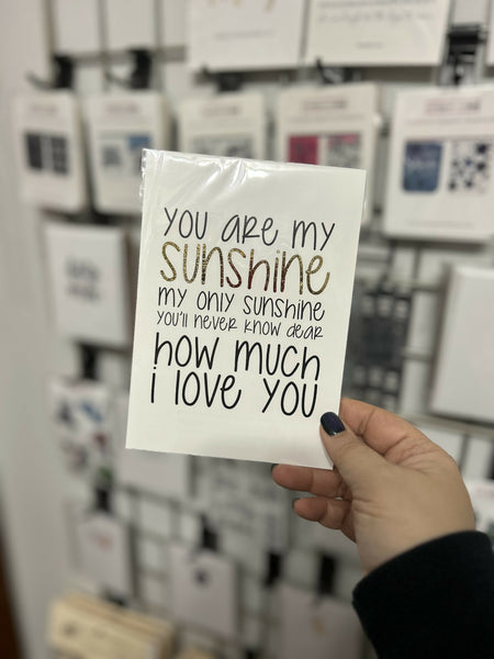 Designed Prints with Gold Foil