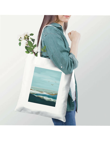 Waves Tote Bag