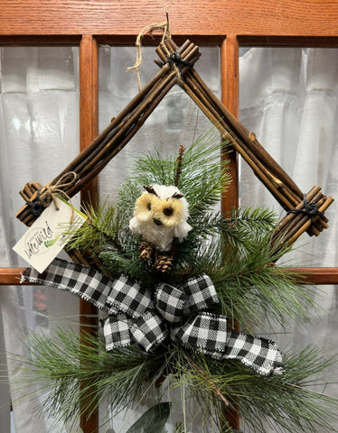 Owl Wreath