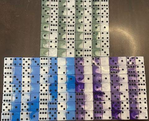 Resin Epoxy Dominoes Set