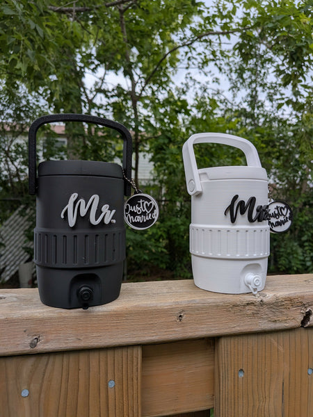 Mr. Koozie + Just Married Tab Opener