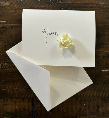 Mom Card with Paper Flower