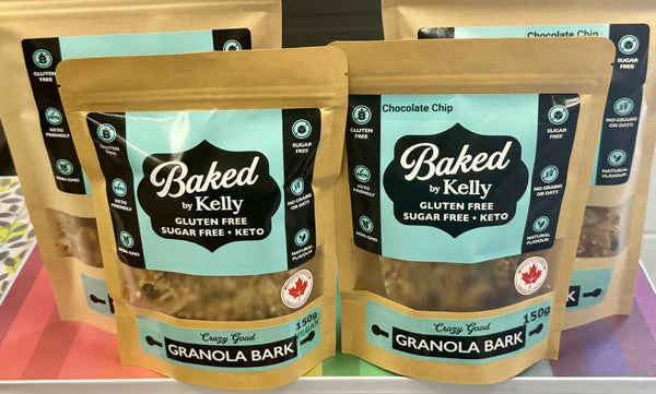 Baked By Kelly Chocolate Chip Granola Bark