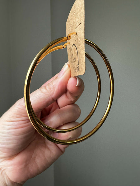 Huge Gold Hoops