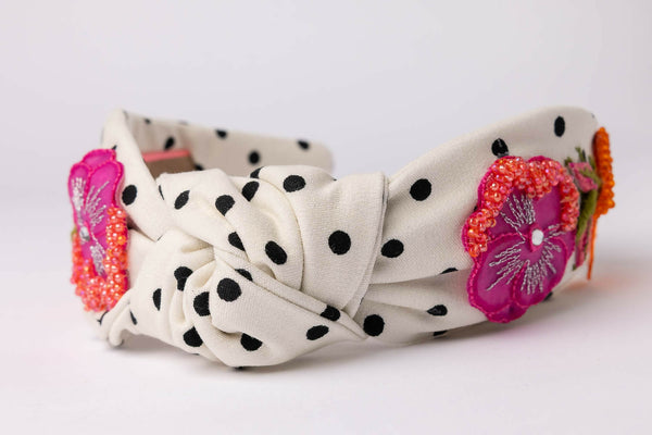 Beaded Floral Headband - Unique Town Boutique
