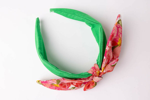 Floral Green Headband - Unique Town Boutique
