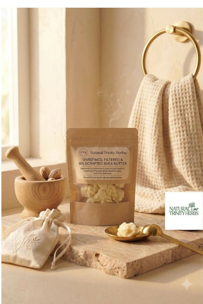 Wild Crafted Filtered Unrefined Raw Shea Butter 100 grams