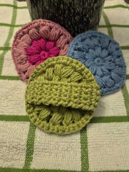 Reusable Cotton Face Scrubbie Pack of 3