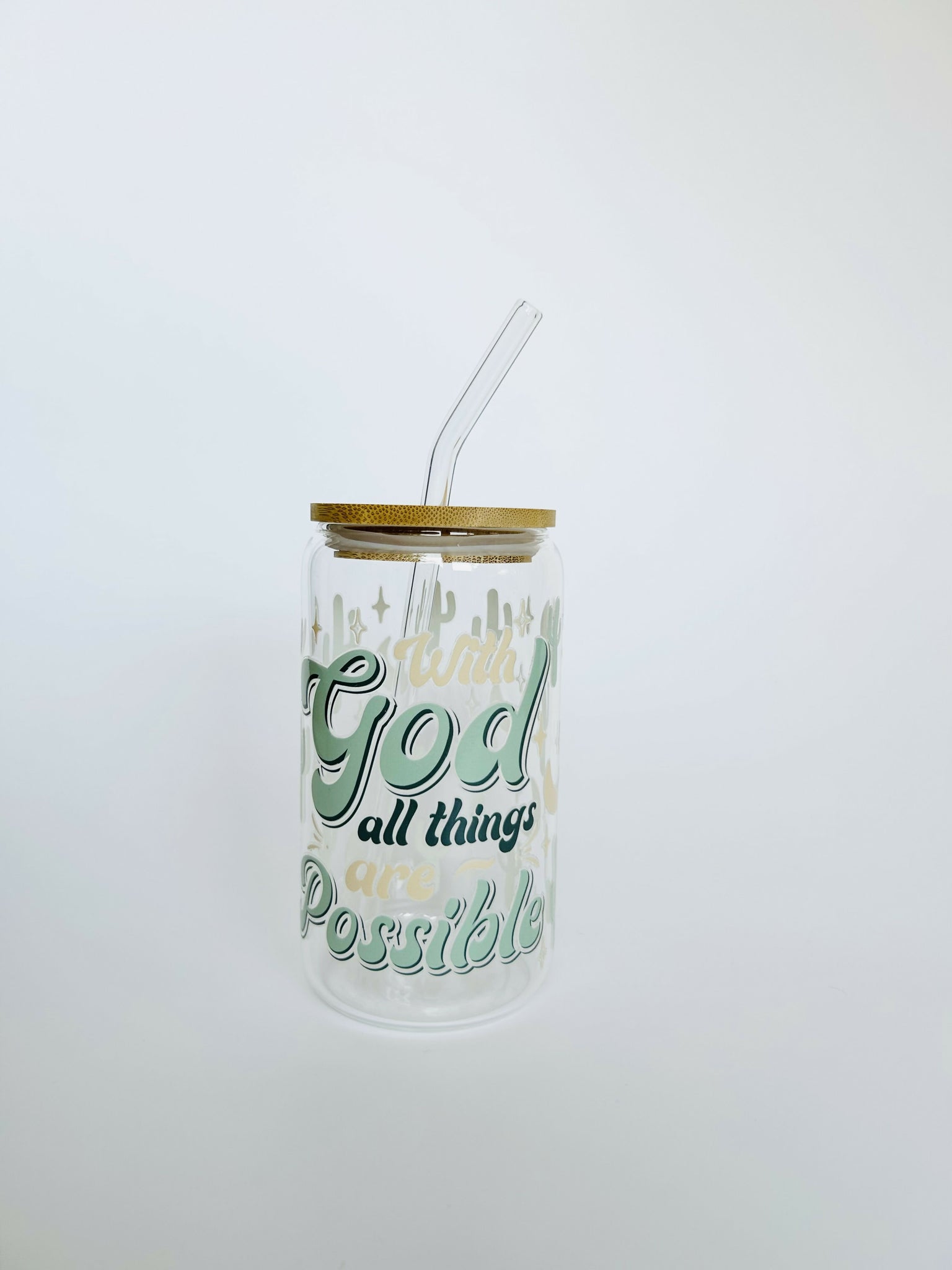 "With God All Things Are Possible" Tumbler