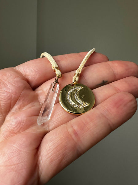 Moon & Crystal Point Bookmark