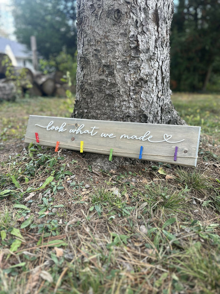 Look What We Made | Kids Art Display