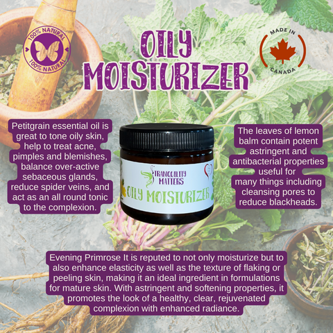 Oily Moisturizer infographics