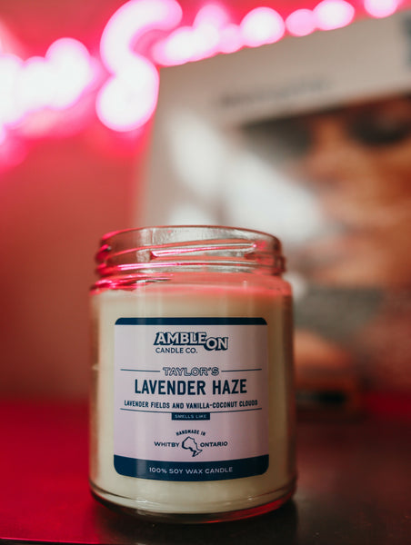 Lavender Haze Candle - 100% Soy Wax