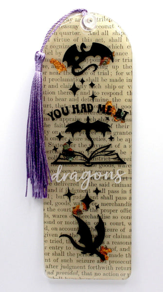 Book Page Bookmark - Dragons