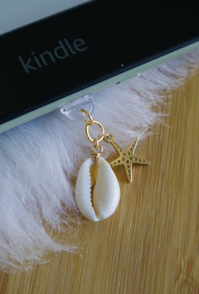 Cowrie & Starfish Kindle Charm