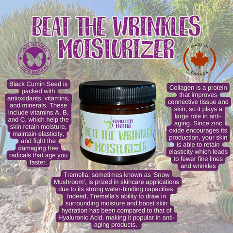 Beat the wrinkles Moisturizer infographics