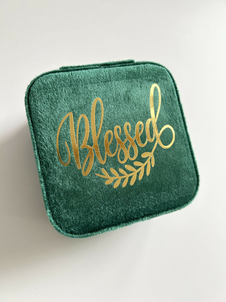Velvet Jewellery Box