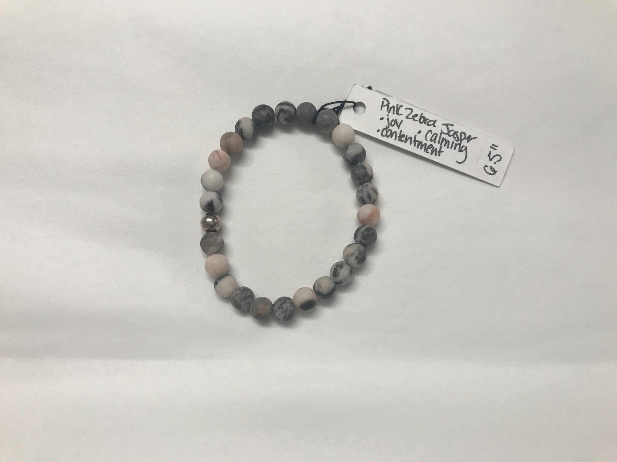 Pink Zebra Jasper Bracelet