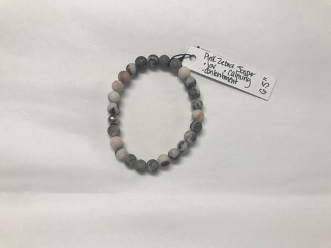 Pink Zebra Jasper Bracelet