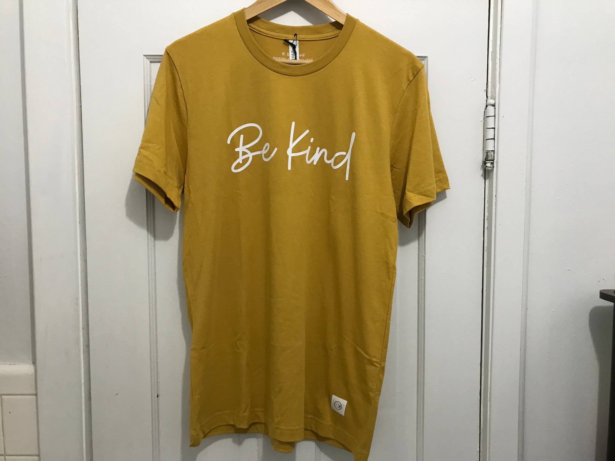 Be Kind Short Sleeve T-Shirt - Mustard