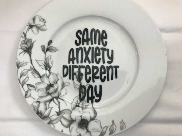 Vintage plate saying