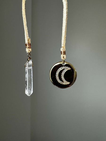 Moon & Crystal Point Bookmark