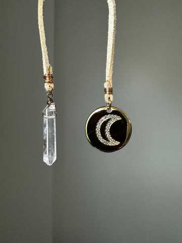 Moon & Crystal Point Bookmark