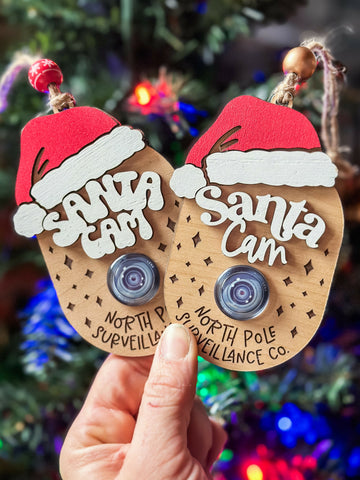 Santa Cam Ornament