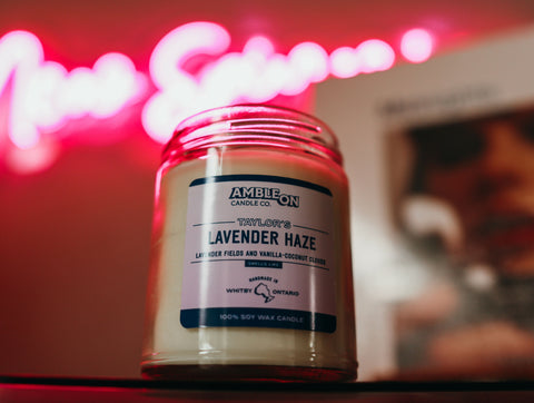 Lavender Haze Candle - 100% Soy Wax