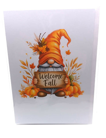 Welcome Fall Card